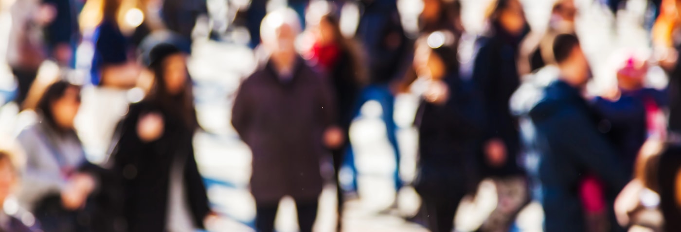 crowd walking Albany