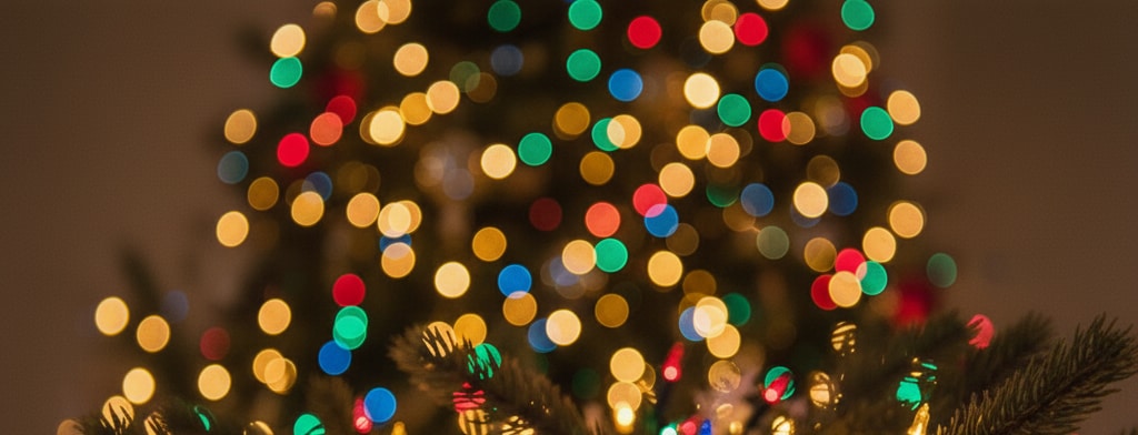 bokeh christmas lights Albany